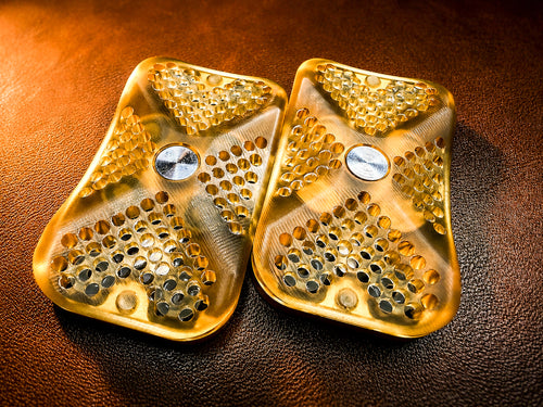 ErgoLoverBoy - Ultem with SS Four Corner Tortoise Shell Plates