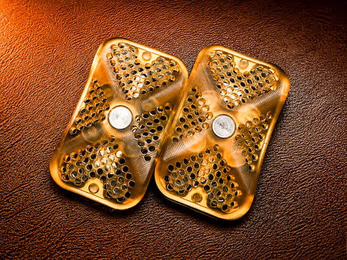 ErgoLoverBoy - Ultem with SS Four Corner Tortoise Shell Plates