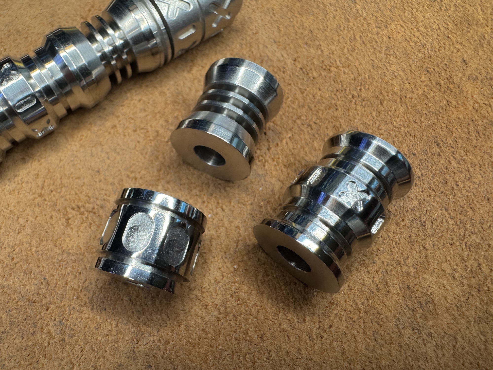 SS SpinnyMcStickBoy with SS 3 Stack Bead Set