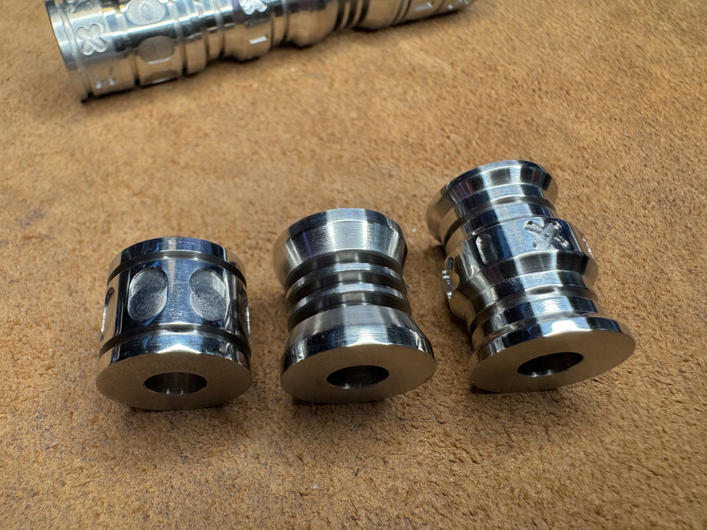 Stainless Steel 3 Bead Stack Set