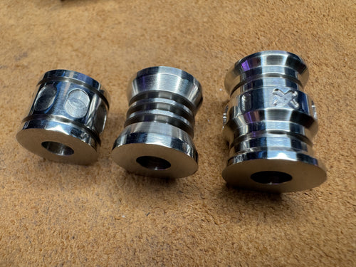 Stainless Steel 3 Bead Stack Set