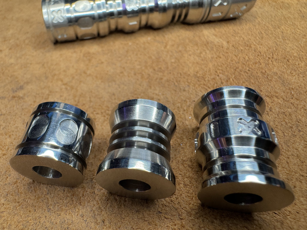 Stainless Steel 3 Bead Stack Set