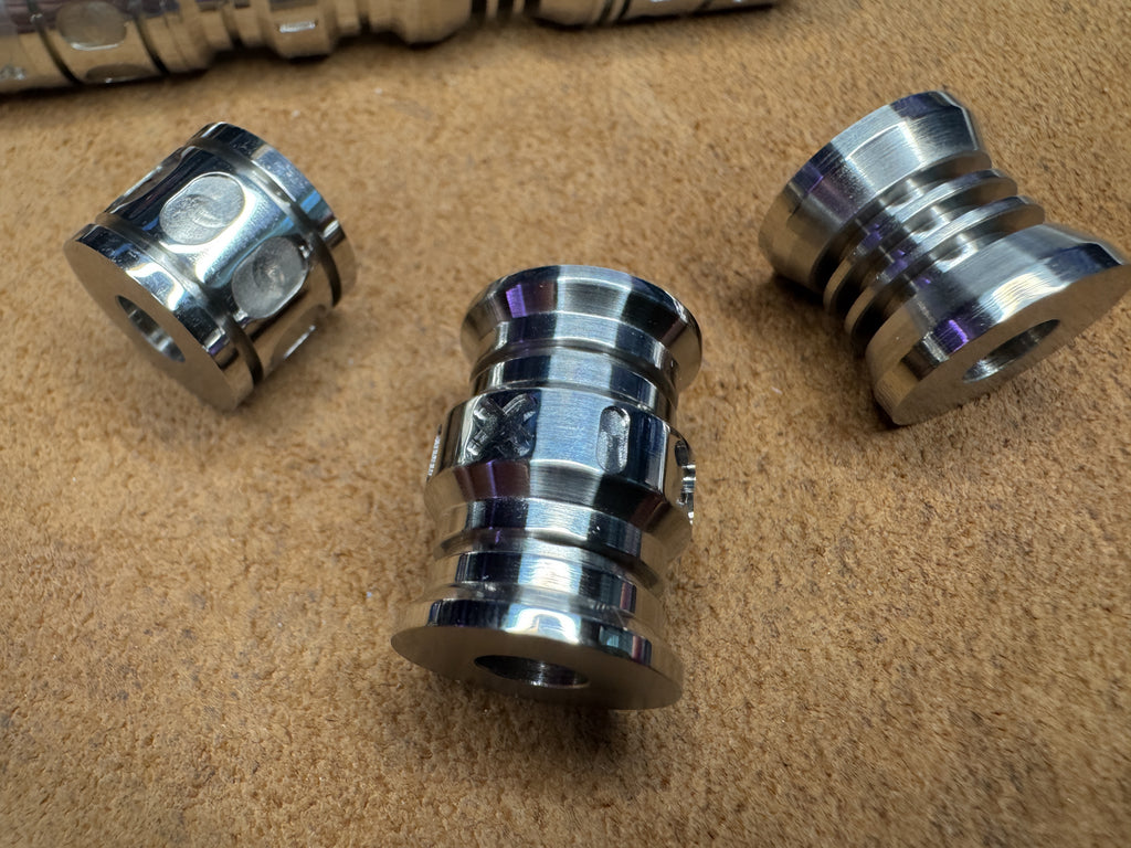 Stainless Steel 3 Bead Stack Set