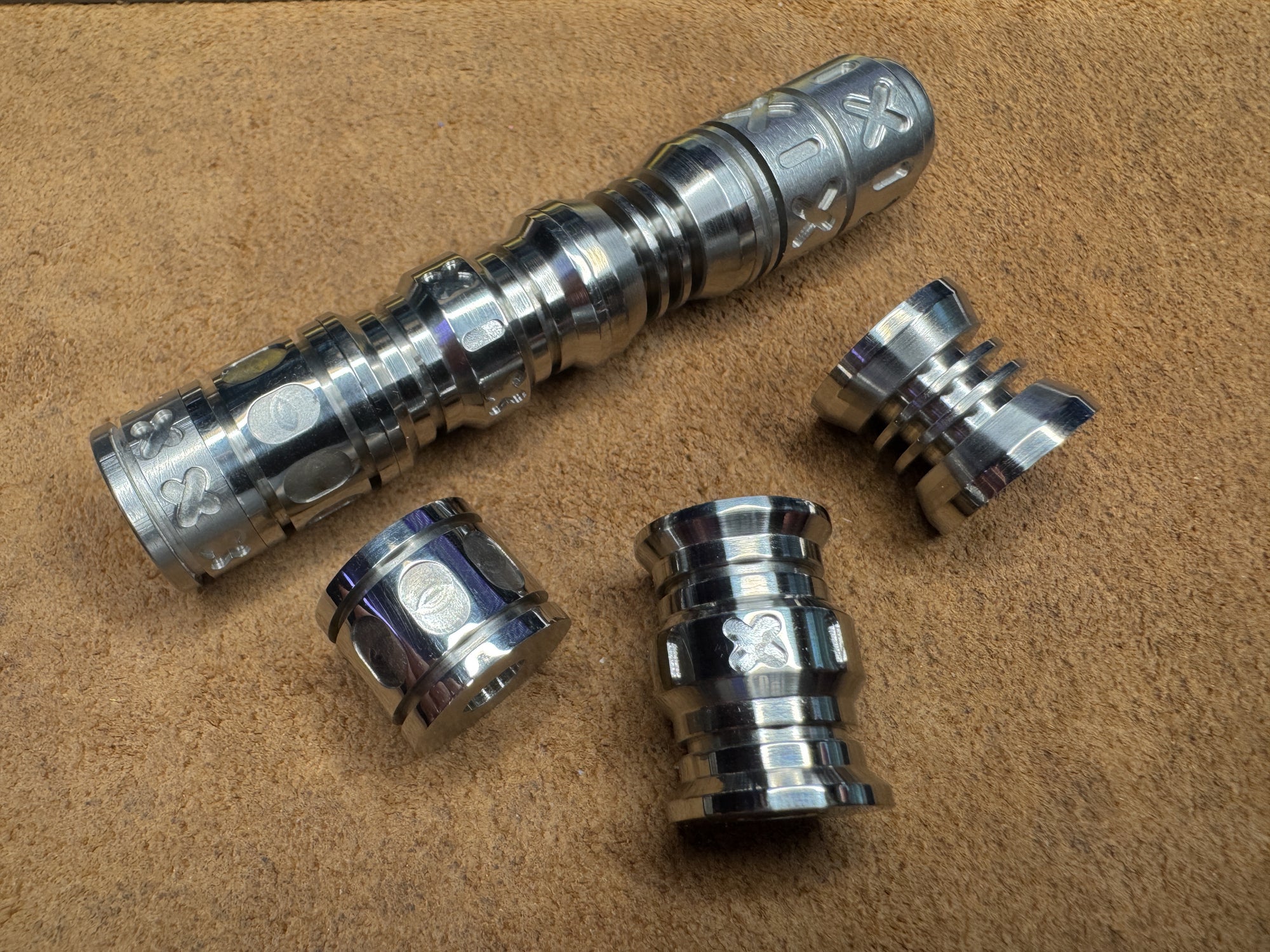 Stainless Steel 3 Bead Stack Set