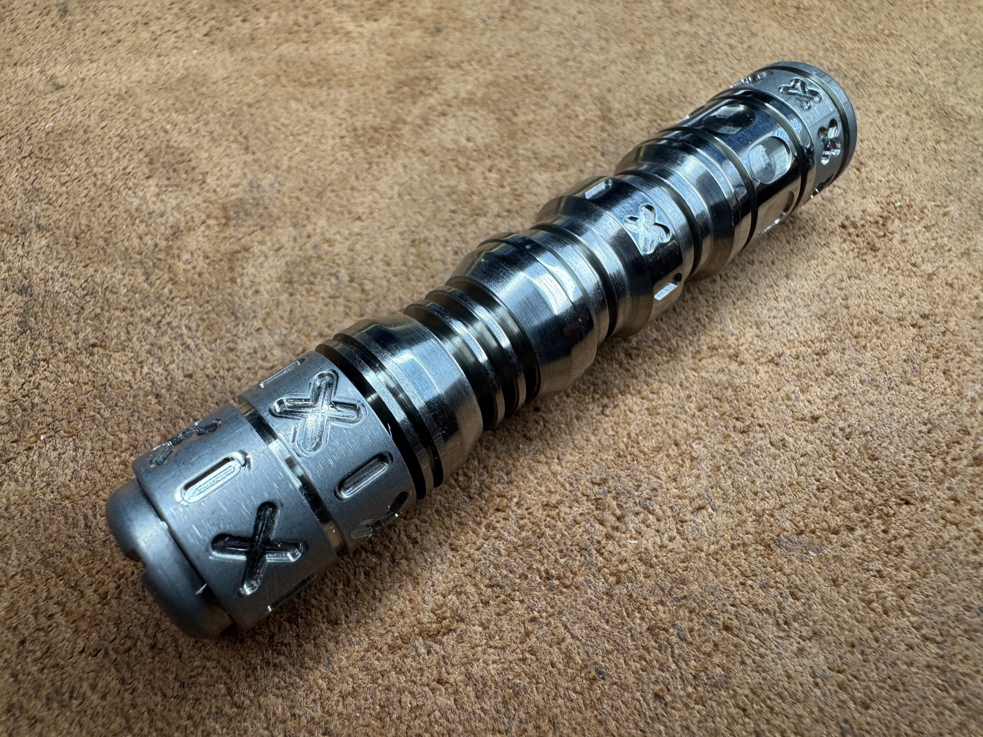 SS SpinnyMcStickBoy with SS 3 Stack Bead Set