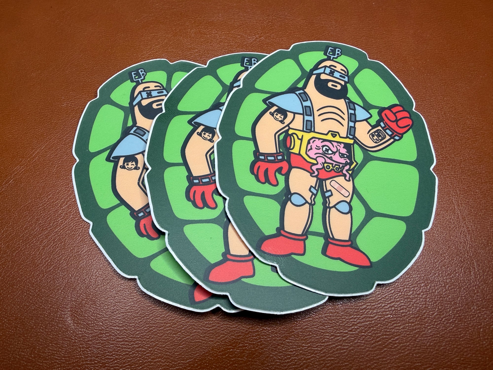 Krang Bead - CuproNickel - Antiqued