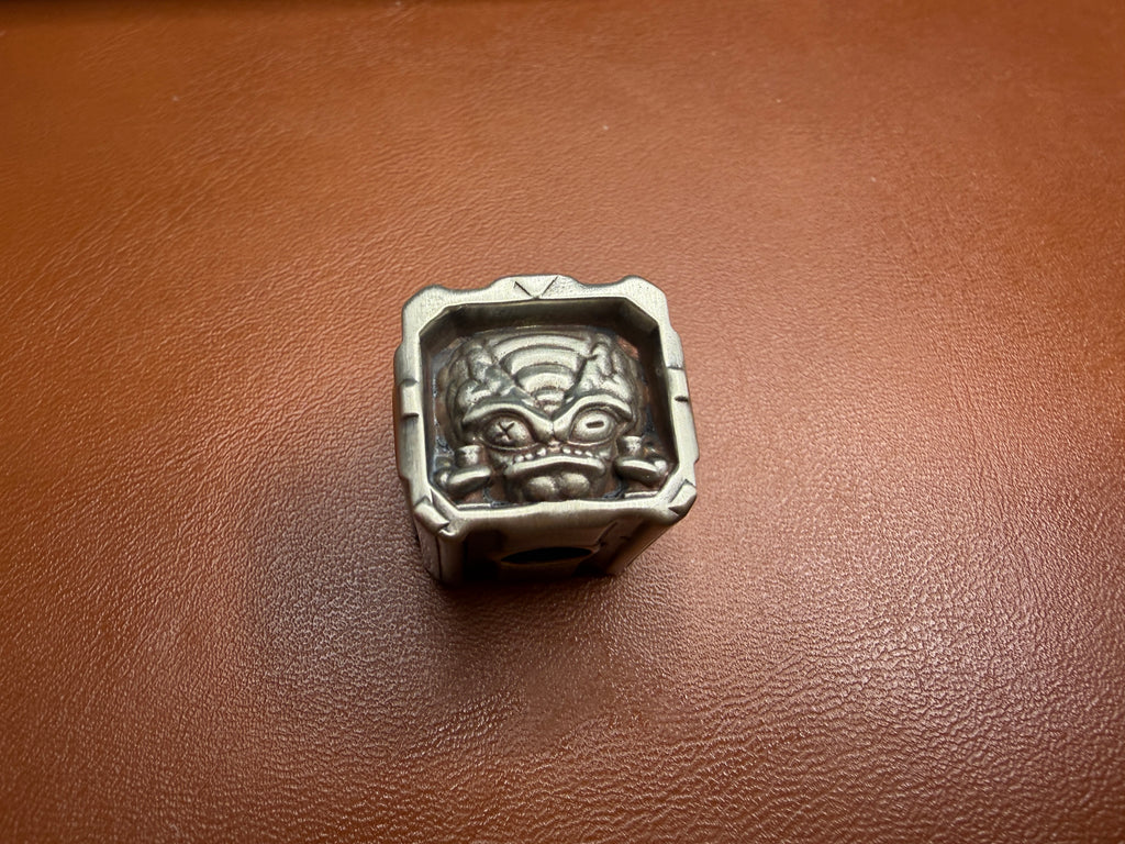 Krang Bead - CuproNickel - Antiqued