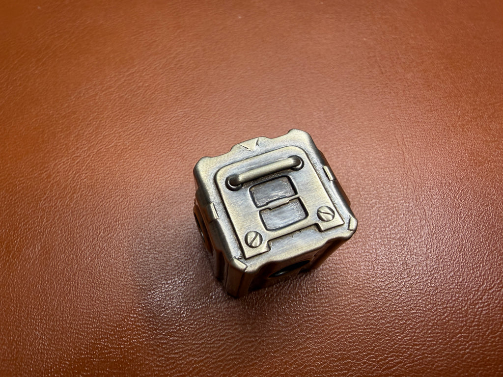 Krang Bead - CuproNickel - Antiqued