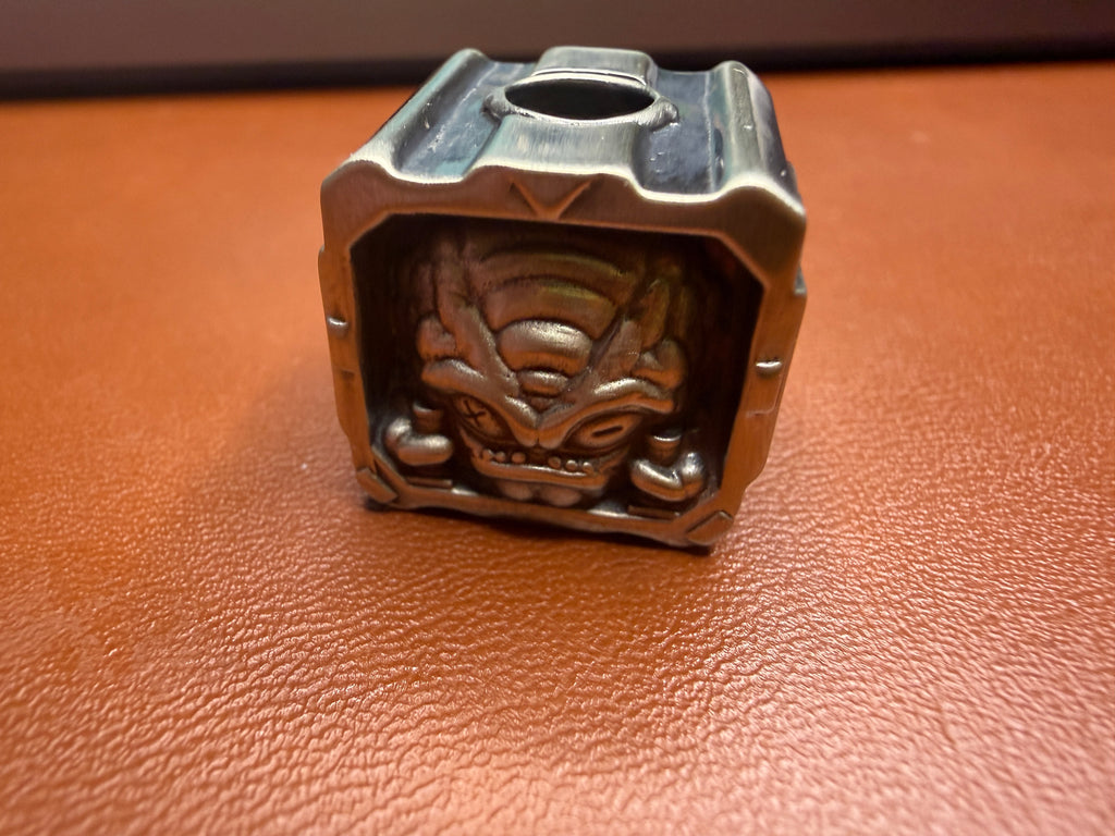 Krang Bead - CuproNickel - Antiqued