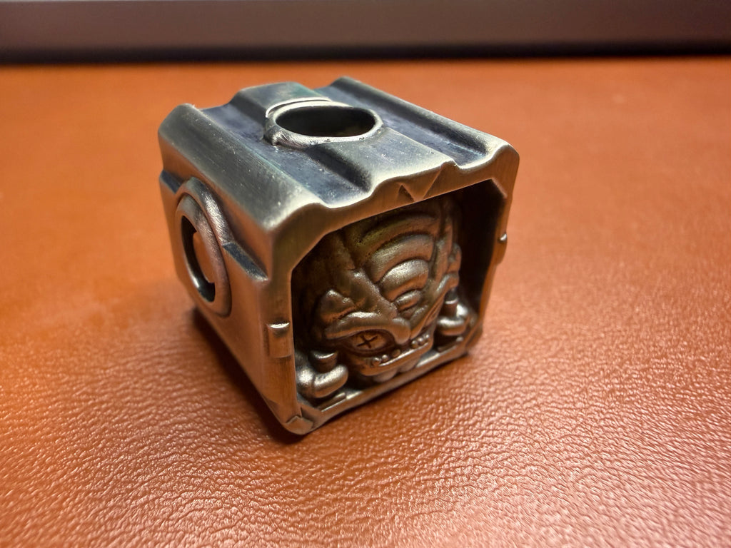 Krang Bead - CuproNickel - Antiqued