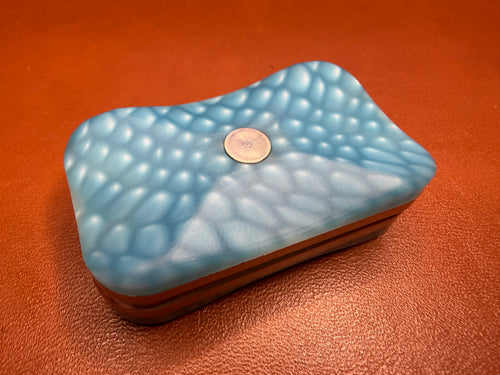 ErgoBoy - Blue Dragon Resin/Composite with SS Four Corner Tortoise Shell Plates
