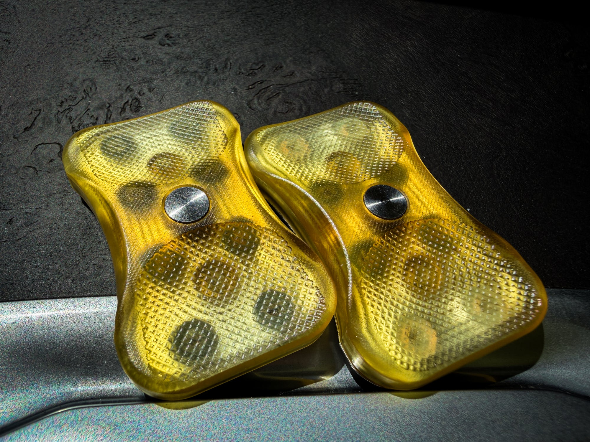 Swoop - Yellow Ultem with SS Plates