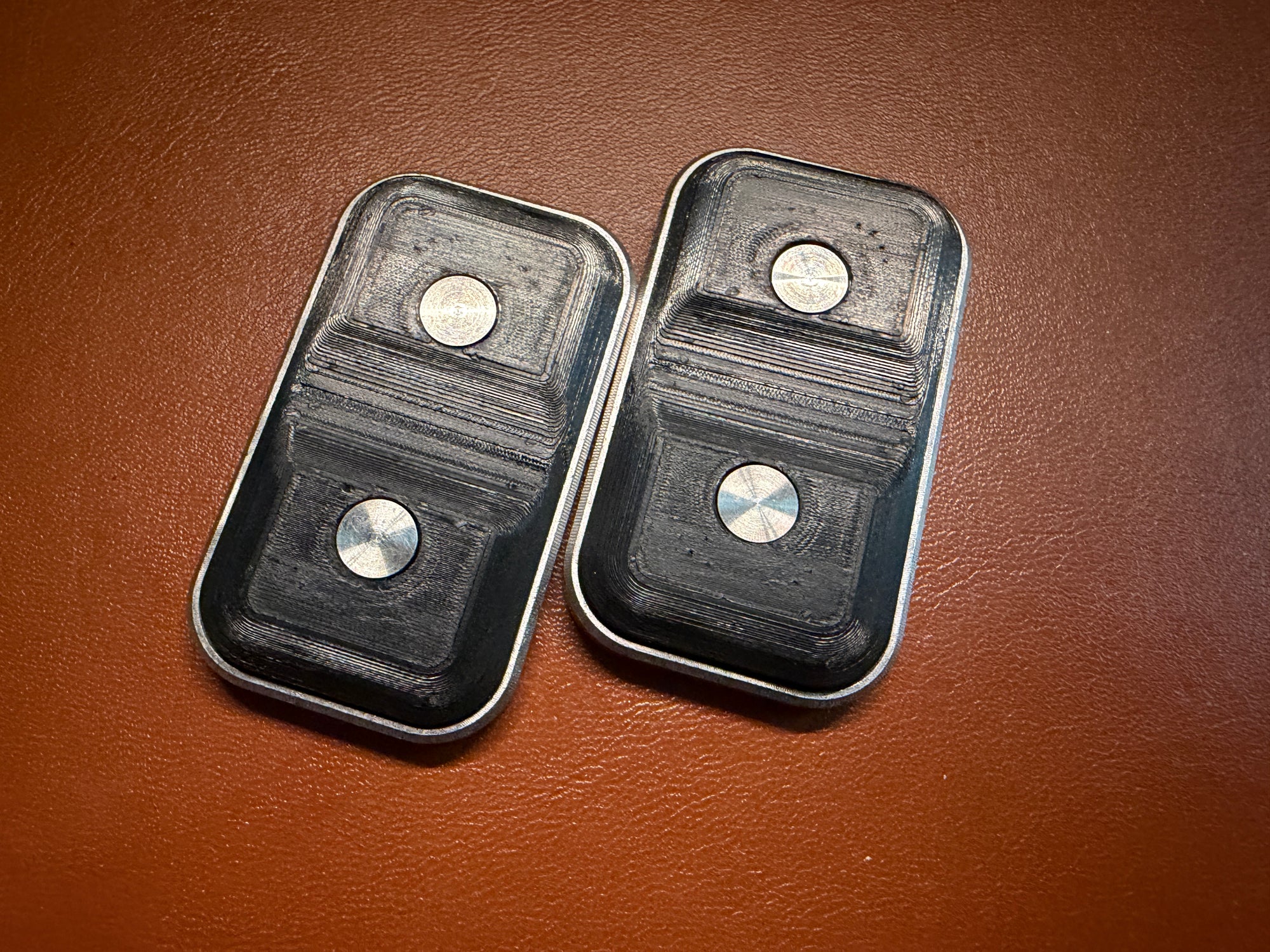 ModBoy - Black Polycarbonate 3DP Top with SS Plates - Ti Collars