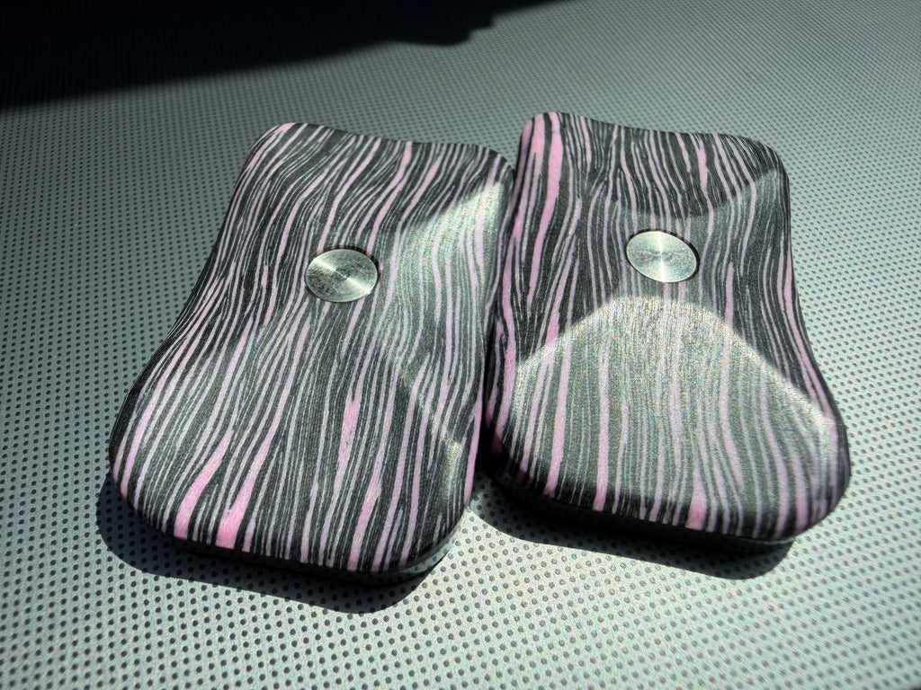ErgoBoy - Bubble Gum Hair G10 with SS Tortoise Plates