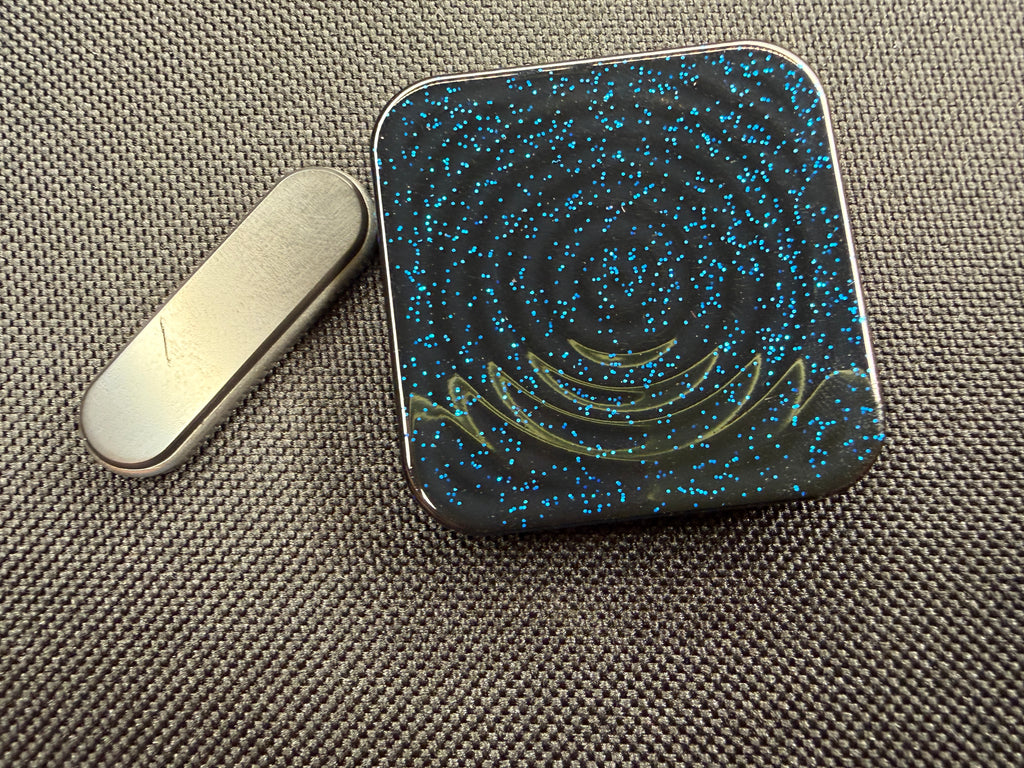 BBoy - Aluminum Black Sparkle with SS Plate - Zirc/SS Stick