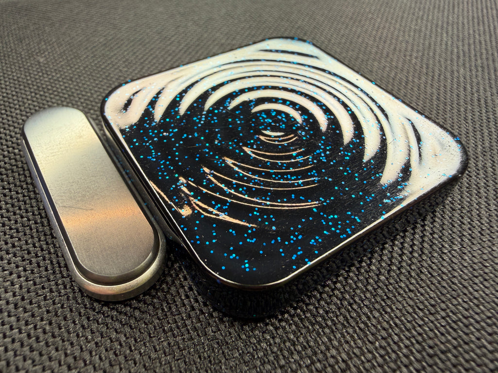 BBoy - Aluminum Black Sparkle with SS Plate - Zirc/SS Stick