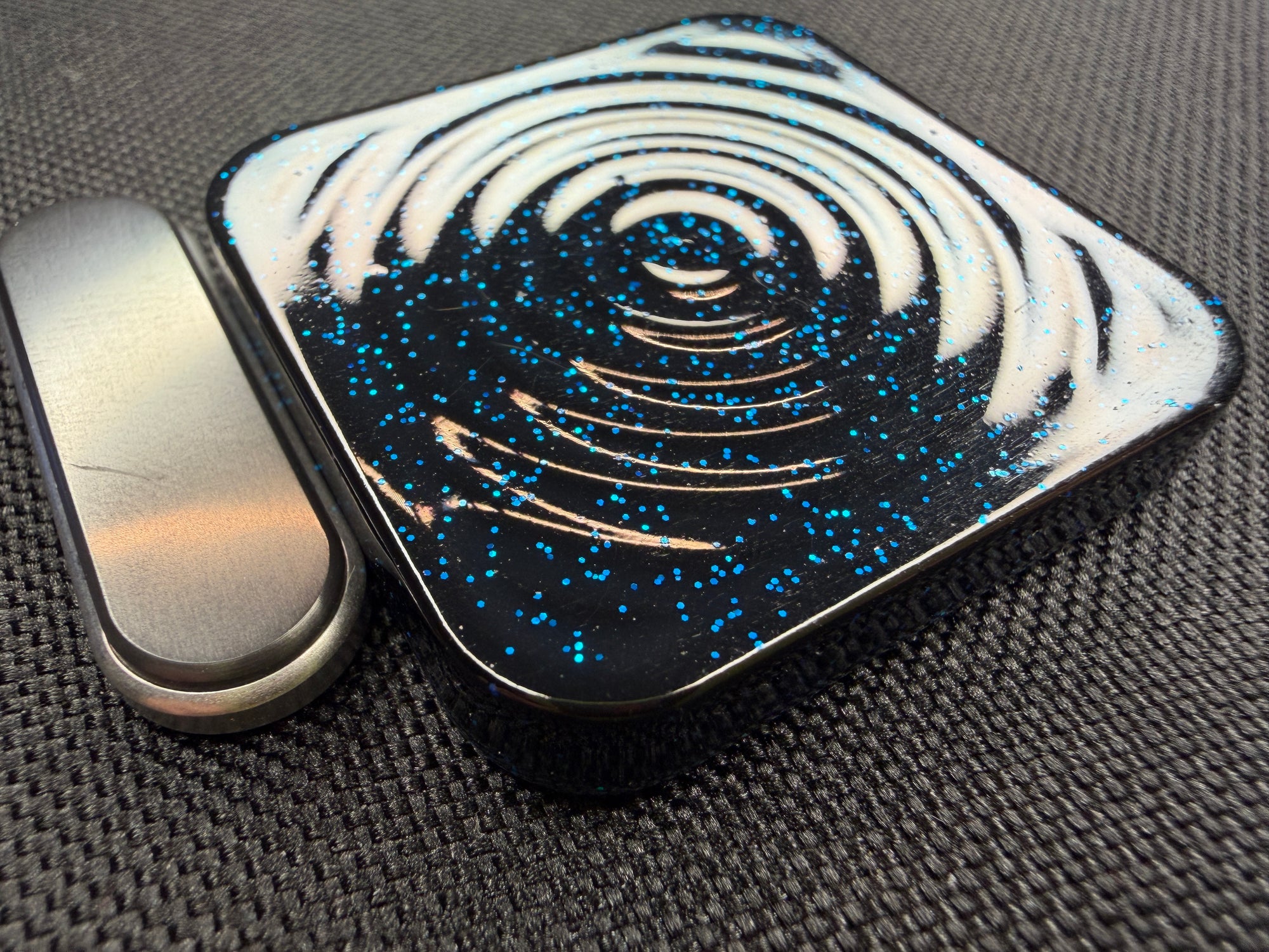 BBoy - Aluminum Black Sparkle with SS Plate - Zirc/SS Stick