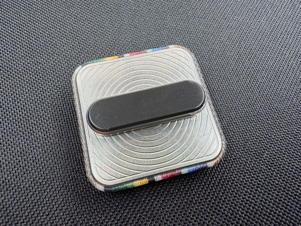 BBoy - Micarta Logo with SS Plate - Zirc/SS Stick
