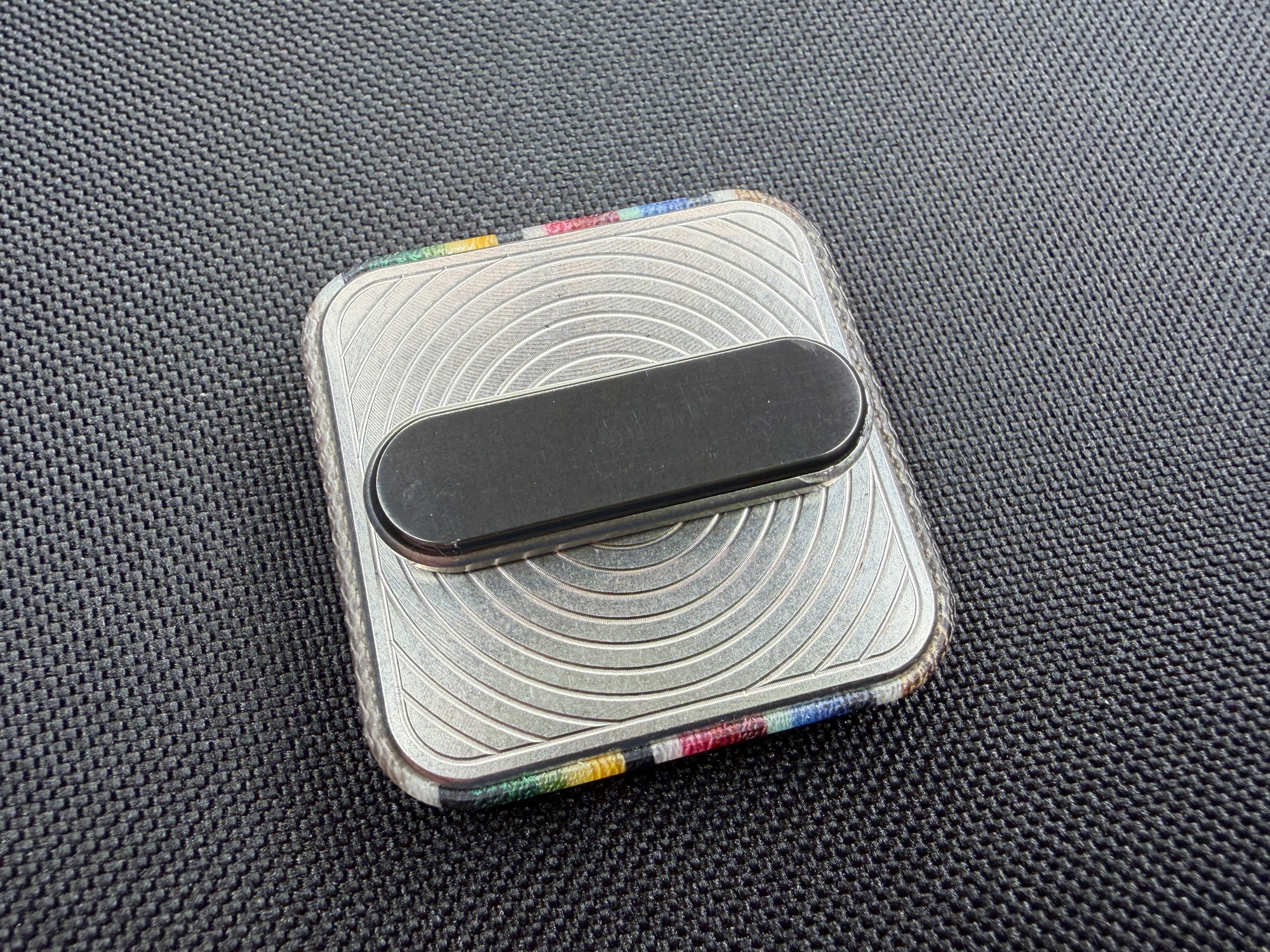 BBoy - Micarta Logo with SS Plate - Zirc/SS Stick