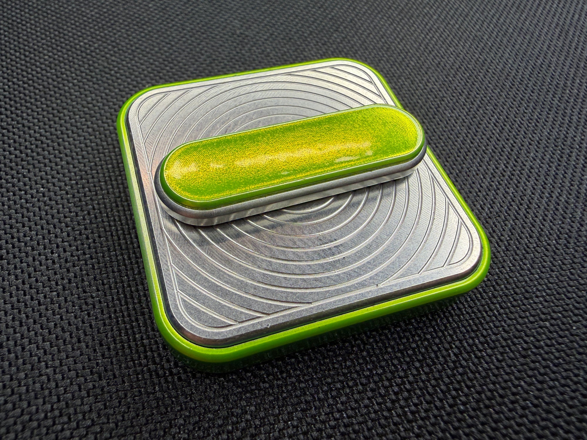 BBoy - Aluminum Green with SS Plate - Aluminum/SS Stick