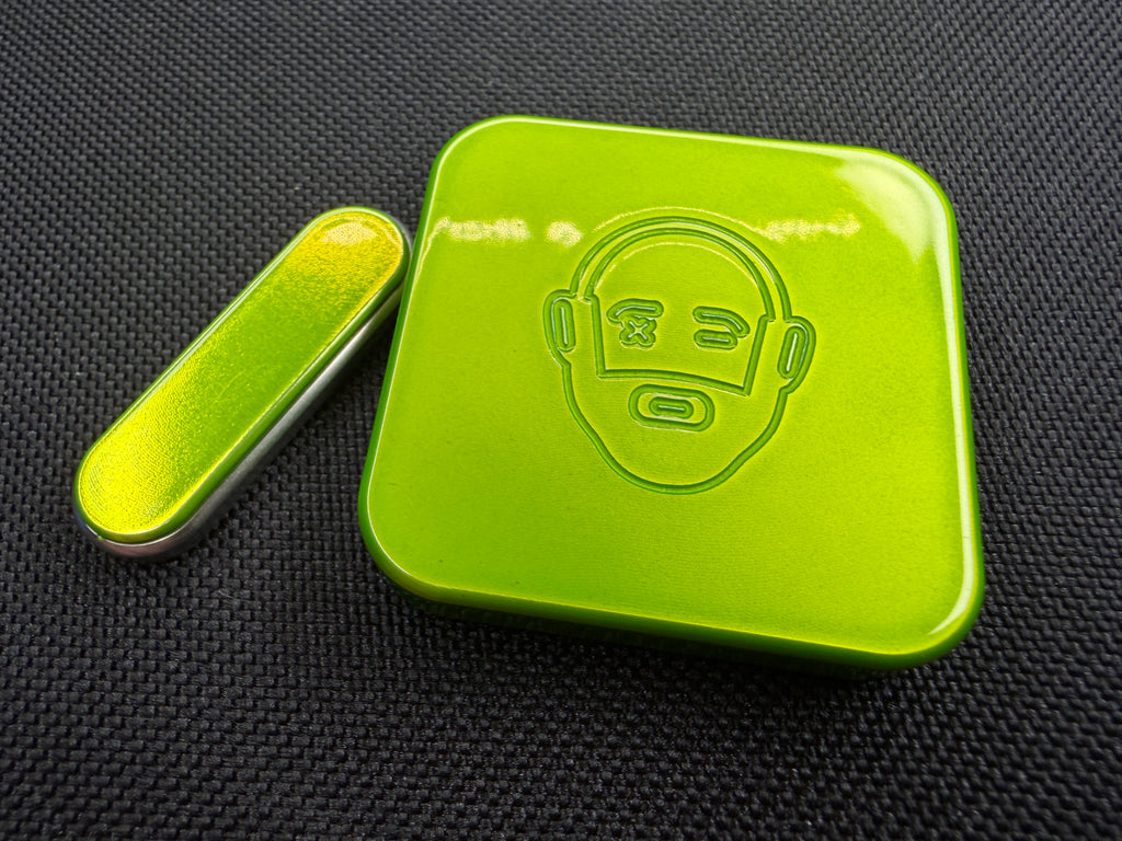 BBoy - Aluminum Green with SS Plate - Aluminum/SS Stick