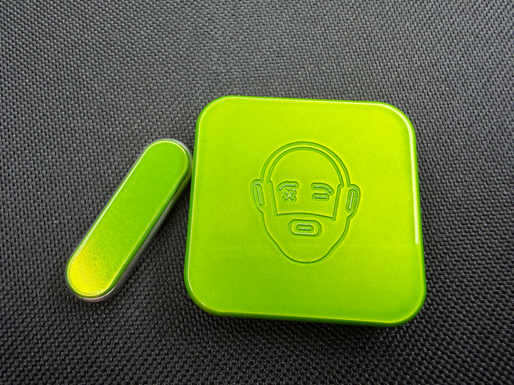 BBoy - Aluminum Green with SS Plate - Aluminum/SS Stick