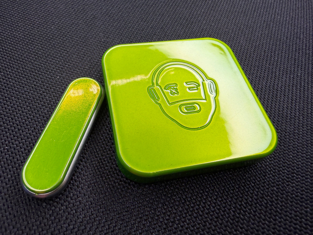 BBoy - Aluminum Green with SS Plate - Aluminum/SS Stick
