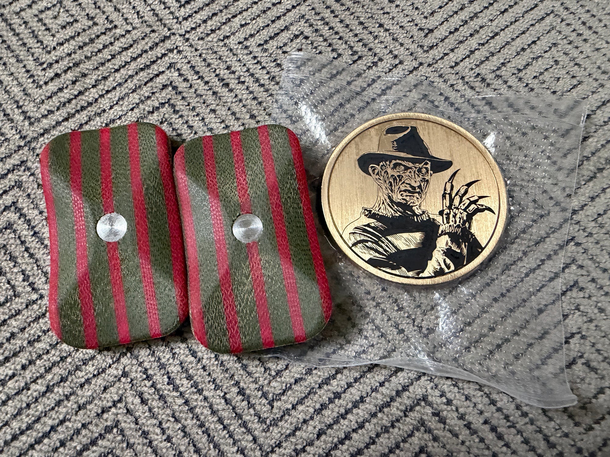 ErgoBoy - "Krueger" Micarta with SS 4C Tortoise Plates