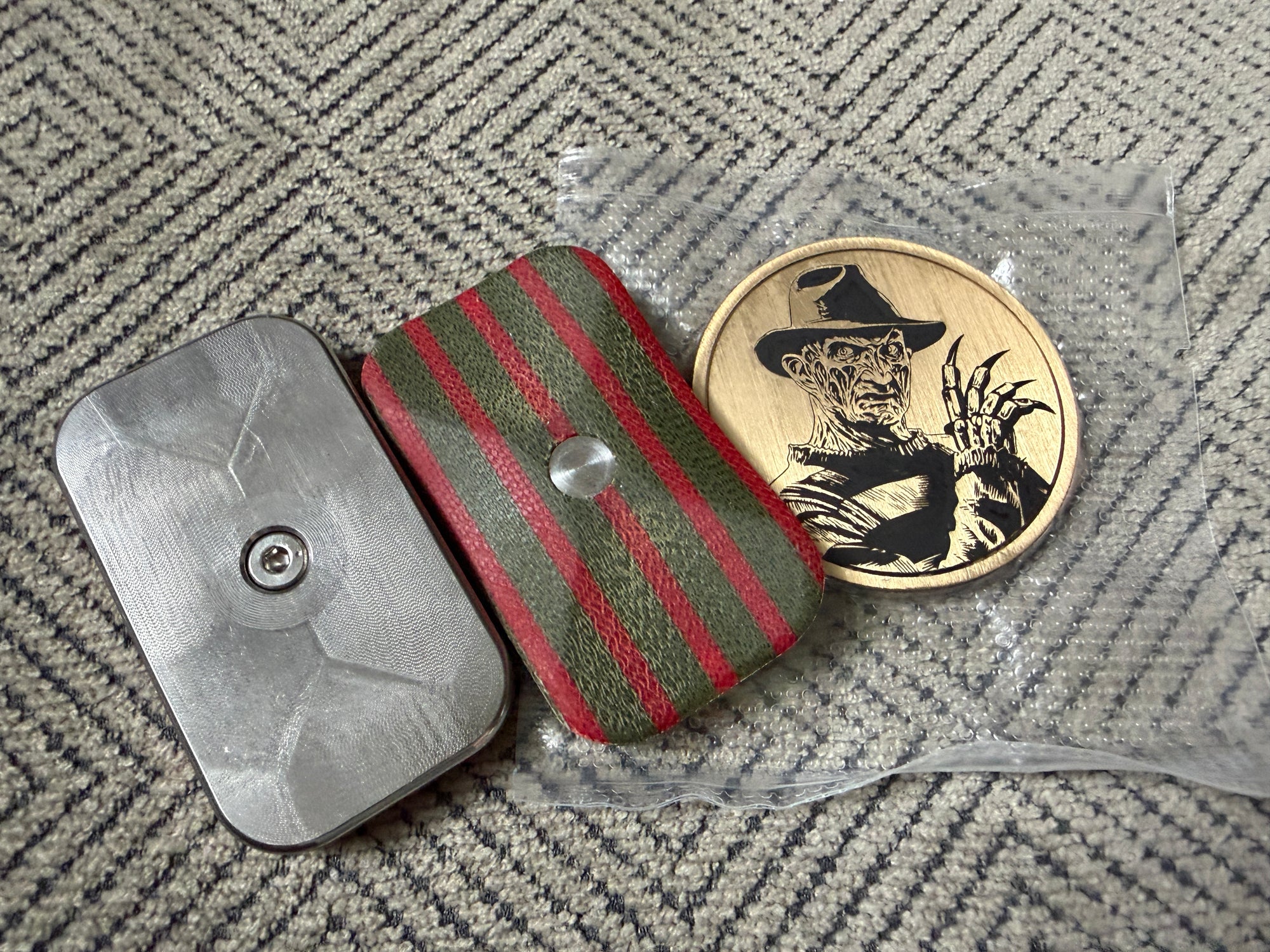 ErgoBoy - "Krueger" Micarta with SS 4C Tortoise Plates