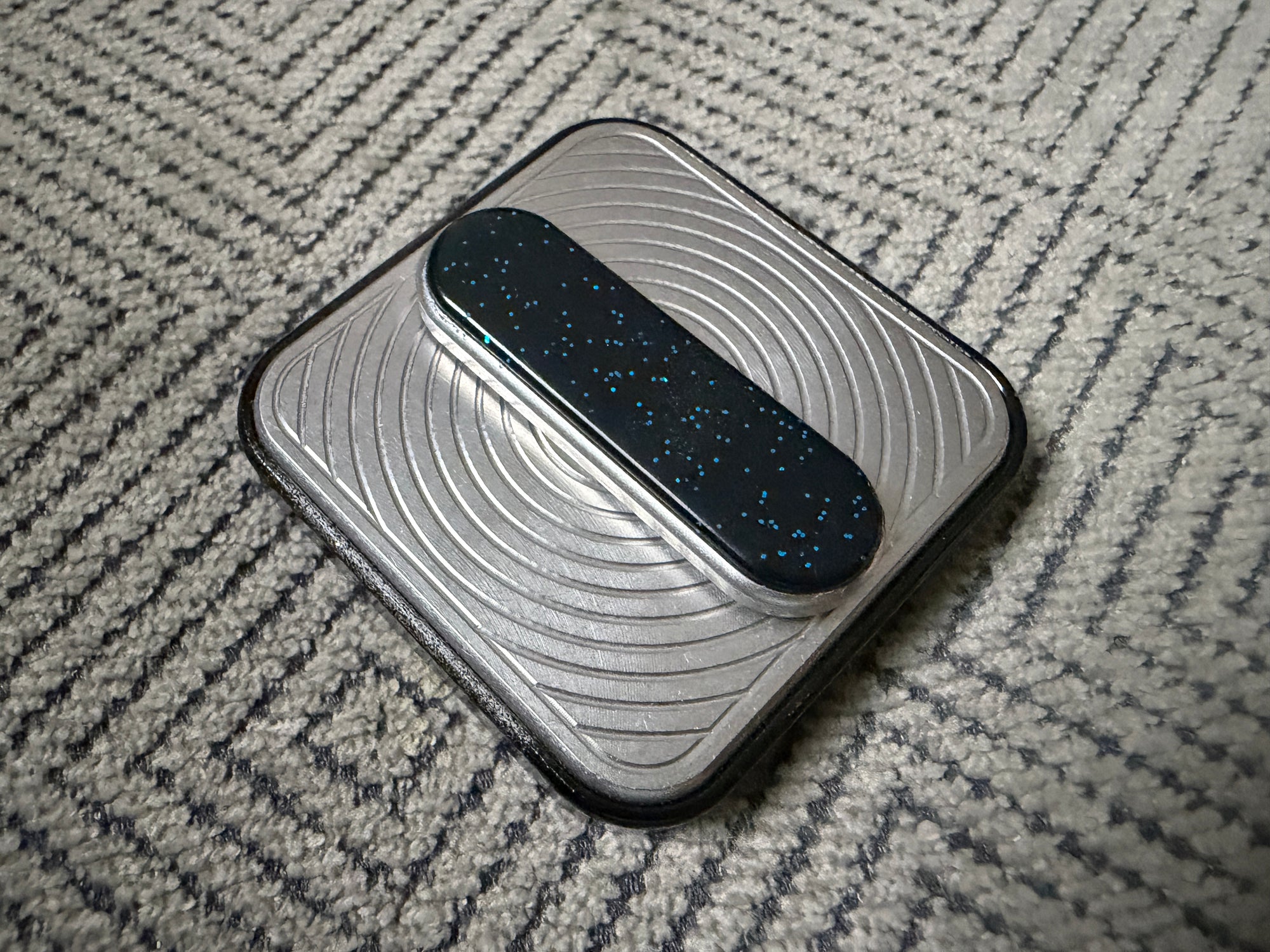 BBoy - Aluminum Black Sparkle with SS Plate - Al/SS Stick
