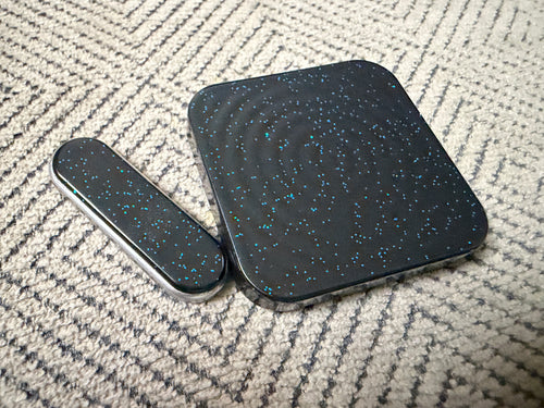 BBoy - Aluminum Black Sparkle with SS Plate - Al/SS Stick