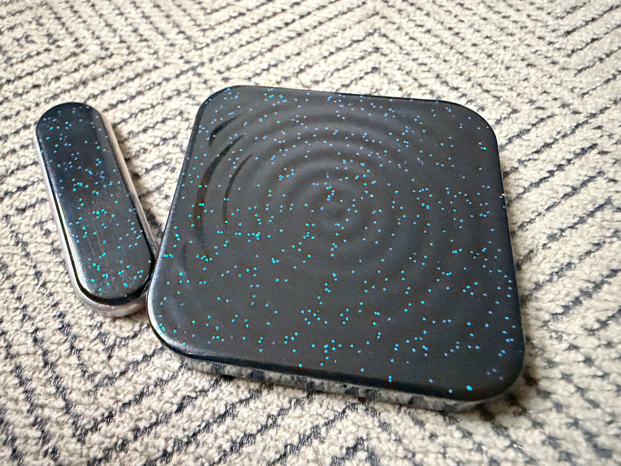 BBoy - Aluminum Black Sparkle with SS Plate - Al/SS Stick