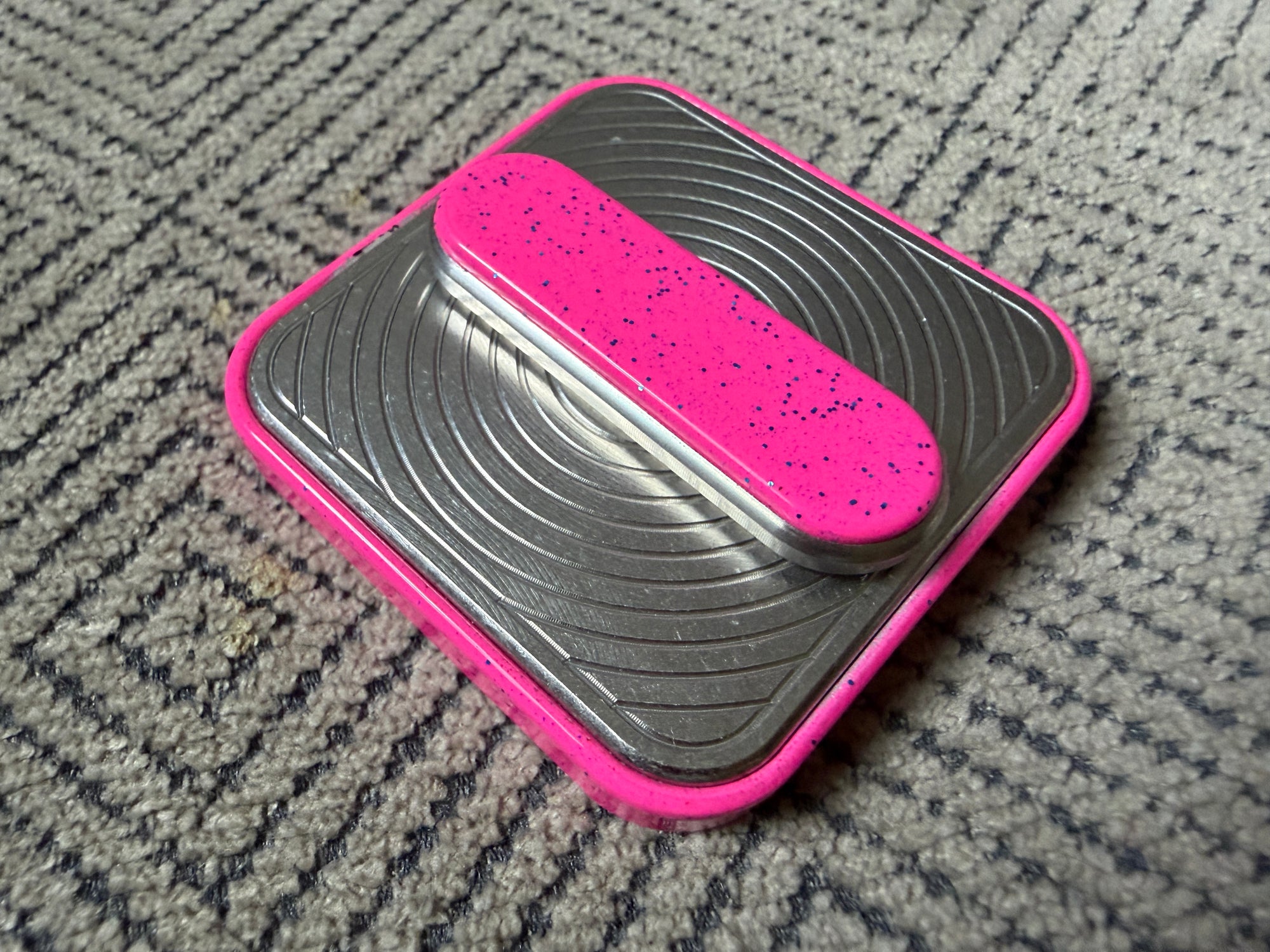 BBoy - Aluminum Pink Sparkle with SS Plate - Al/SS Stick