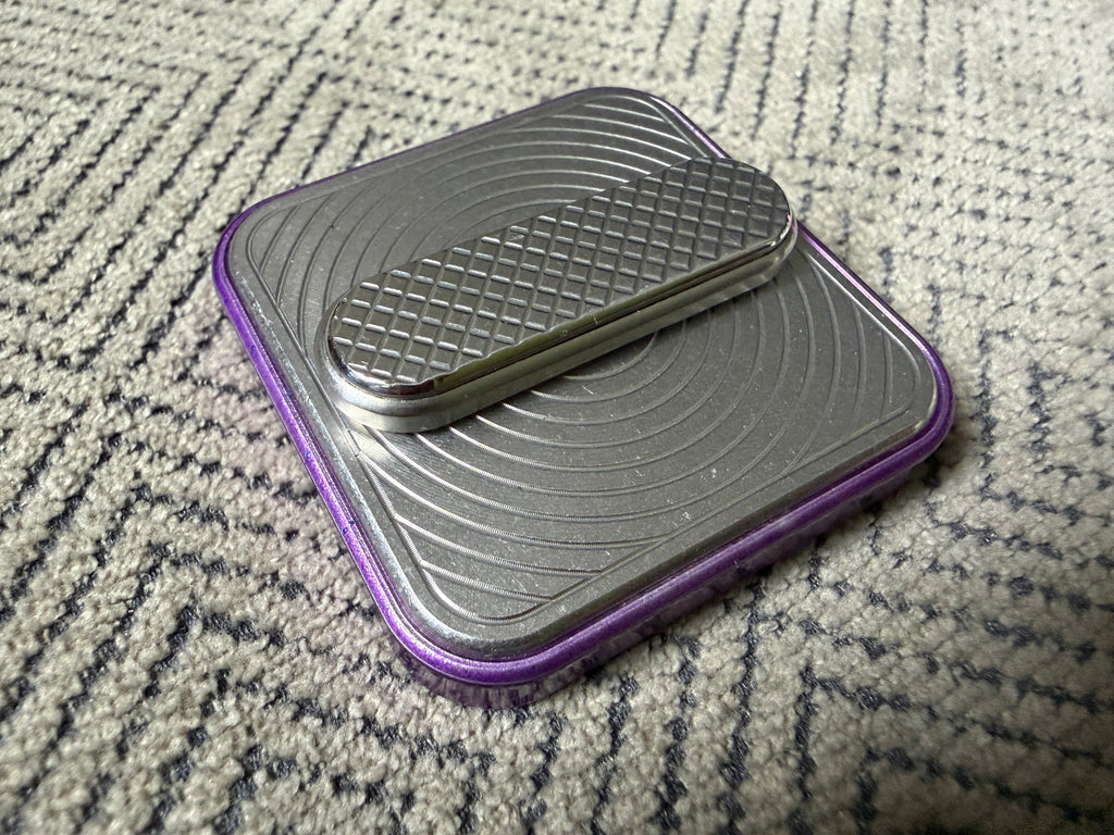 BBoy - Aluminum Purple Hexagon with SS Plate - Al/SS Crunchy Stick