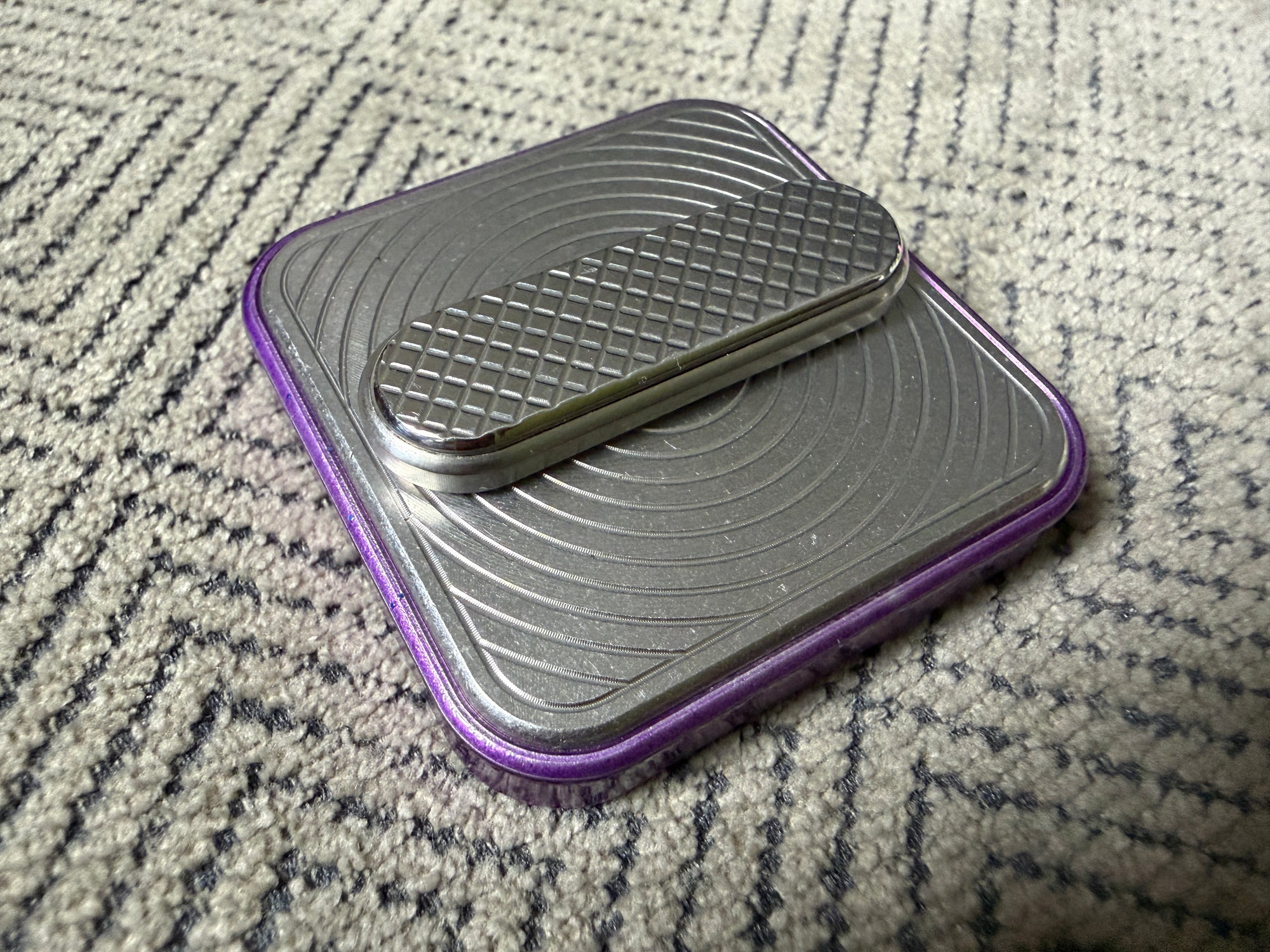 BBoy - Aluminum Purple Hexagon with SS Plate - Al/SS Crunchy Stick
