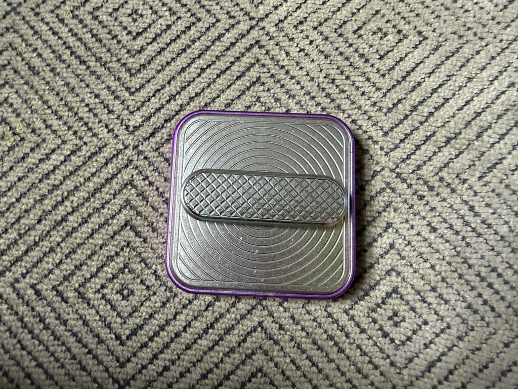 BBoy - Aluminum Purple Hexagon with SS Plate - Al/SS Crunchy Stick