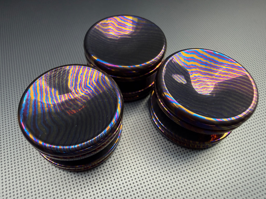 Timascus Button - B - OhYeahBoy Style