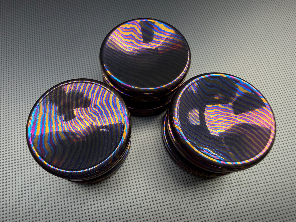 Timascus Button - B - OhYeahBoy Style