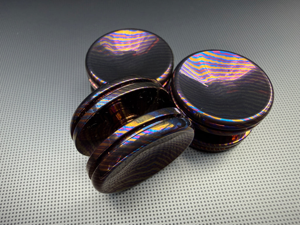 Timascus Button - B - OhYeahBoy Style