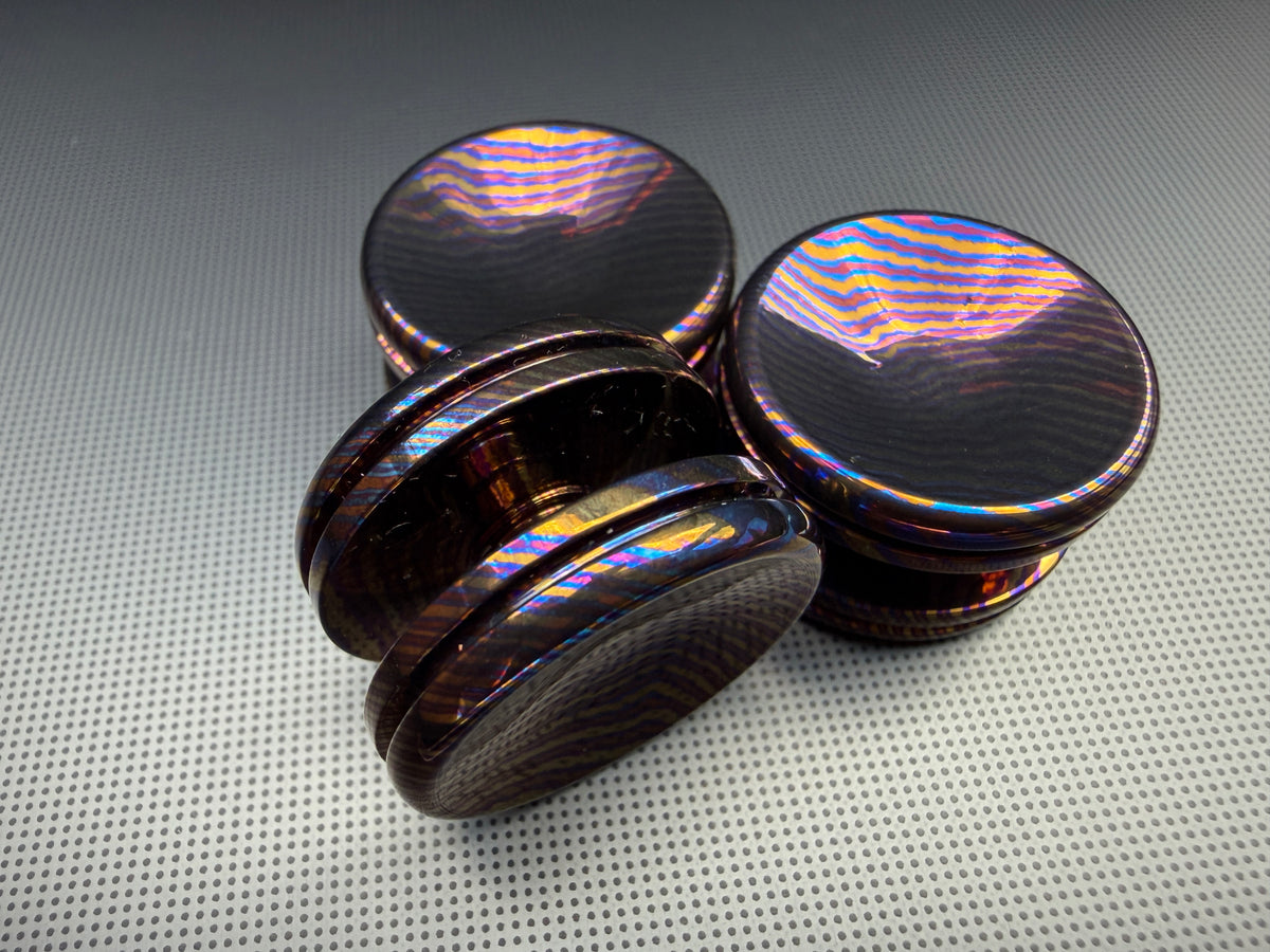 Timascus Button - B - OhYeahBoy Style