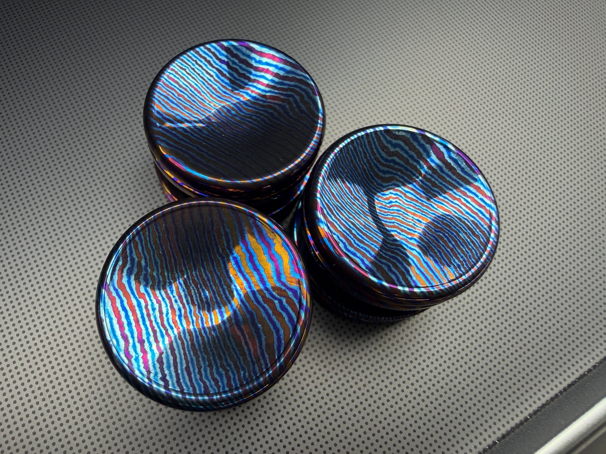 Timascus Button - C - OhYeahBoy Style