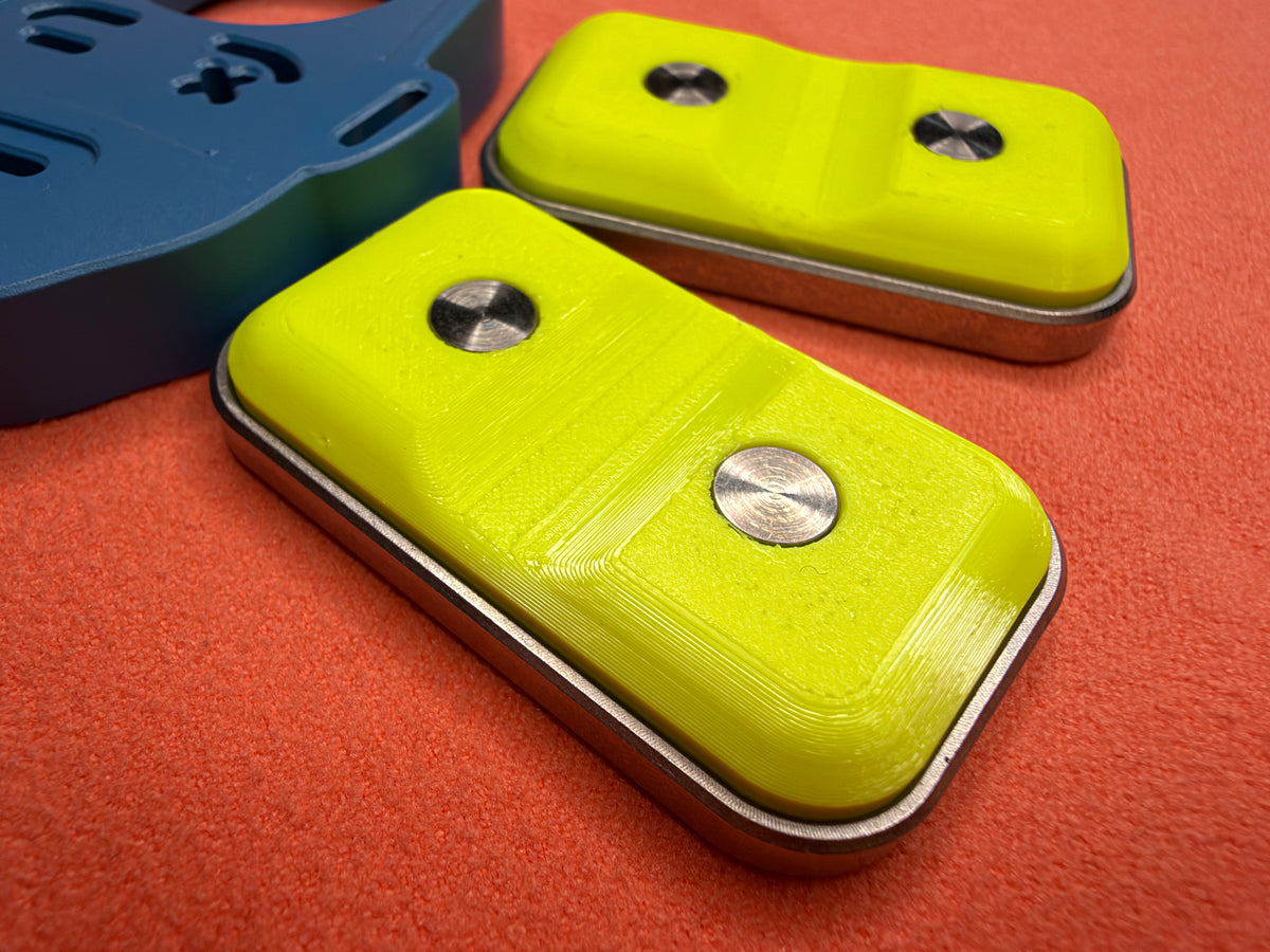 ModBoy - Neon Highlighter - PETG 3DP Top with SS Plates - Ti Collars