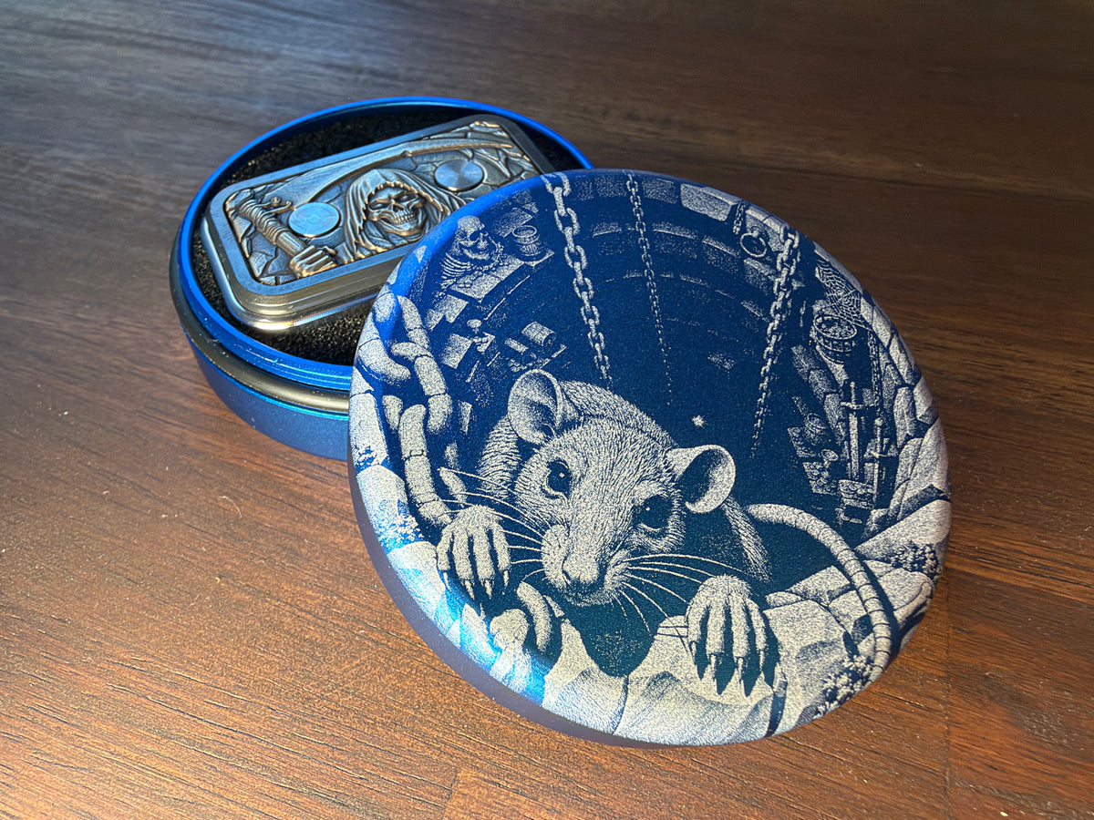 ModBoy Halloween Special Ed. - Brass (Laser Engraved) with Blackened Zirc and Premium SS Plates